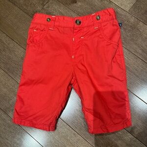 BAKER BY TED BAKER • Boys red Shorts-removable suspenders